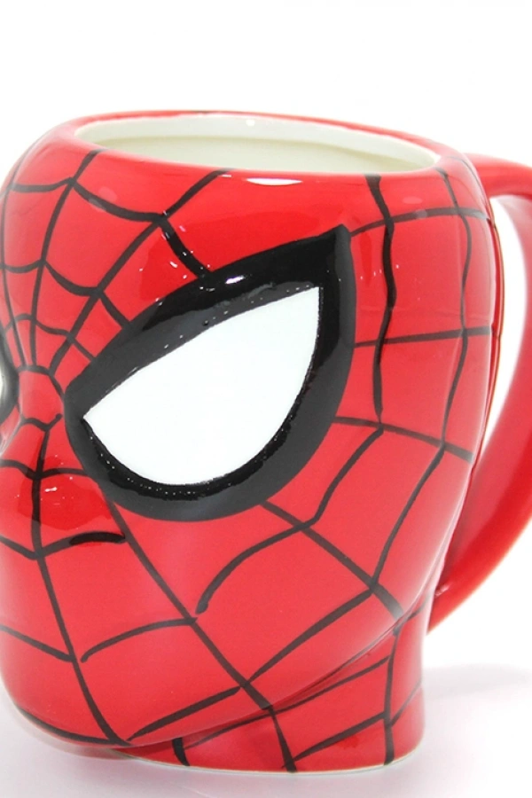 3D Spiderman Tasarımlı Porselen Kupa Bardak