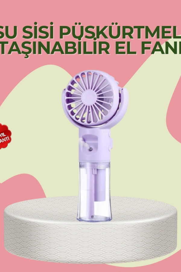 4 Kademeli Serinletici Su Buharlı El Vantilatörü
