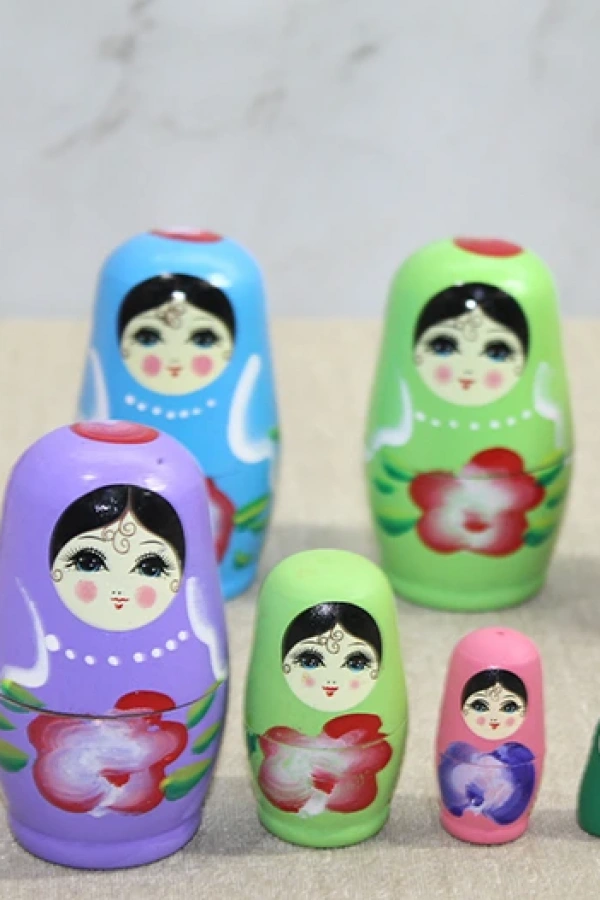 4lü Ahşap Matruşka