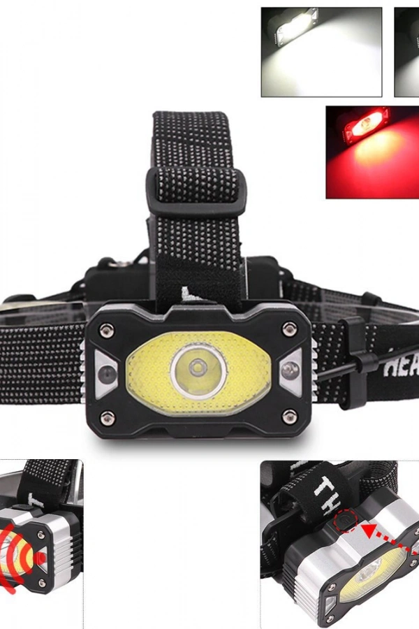 4 Modlu Sensörlü Şarjlı Güçlü Kafa Lambası Wt-248