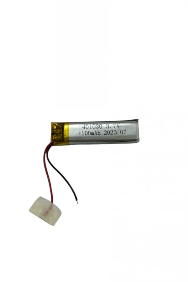 401030 3.7V 100 MAh Li-Polymer Pil (Devreli/1.5A)