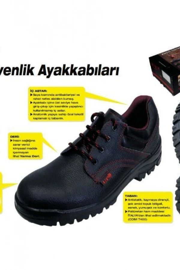 414 Çelik Burunlu İş Ayakkabısı S2 42 Numara