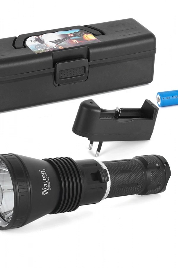 1200 LÜMEN PROFESYONEL ŞARJLI EL FENERİ WATTON WT-655
