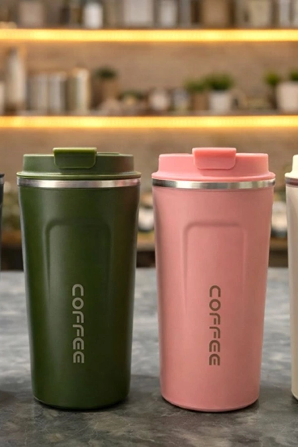 480 ml Paslanmaz Çelik Termos Mug Bardak