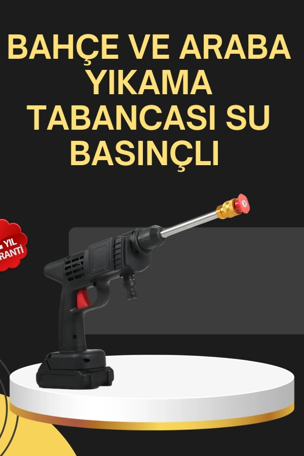 48V Şarjlı Basınçlı Yıkama Tabancası Köpük ve Çift Nozul 2025 Model