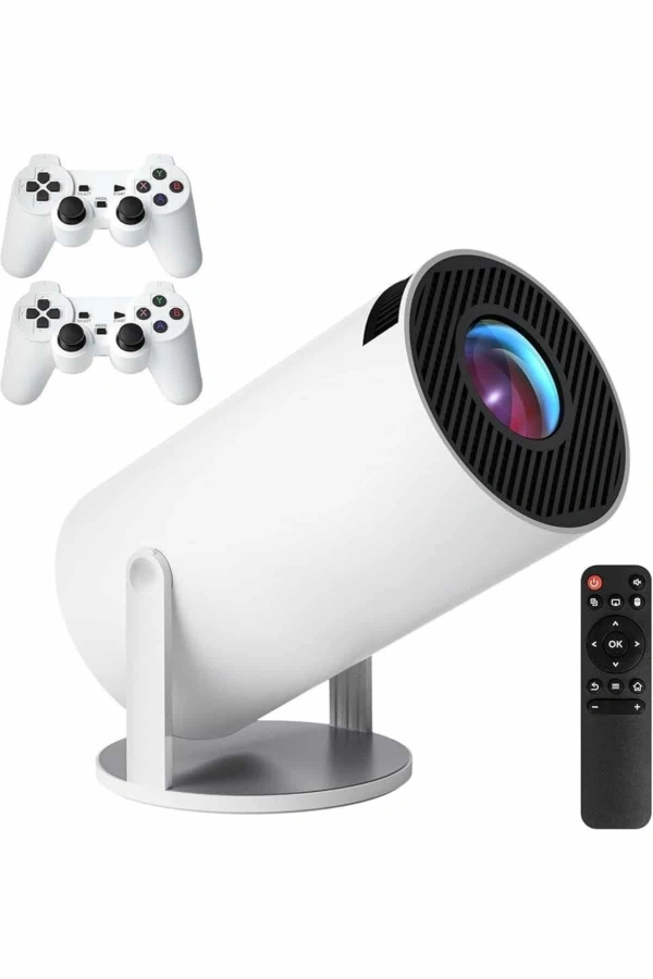 4K Wireless Çift Kollu Kumandalı Oyun Projeksiyonu Retro Video Oyunu