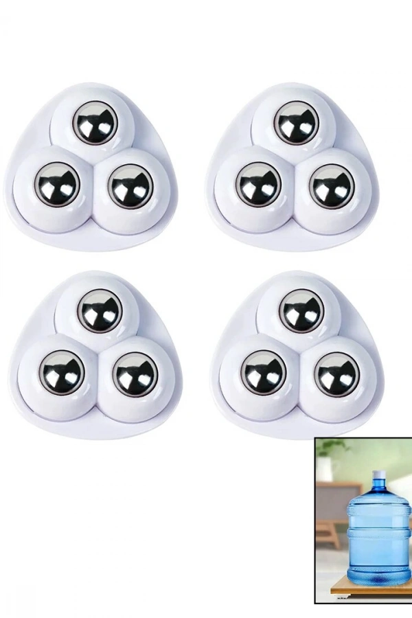 4PCS 3 BİLYA TEKERLEKLİ MOBİLYA EŞYA TAŞIMA APARATI 360°