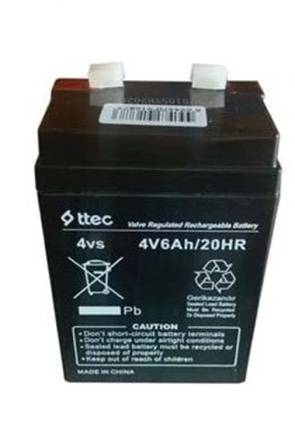 4V 6 AH Kuru Bakımsız Akü