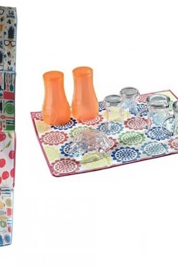 5 Adet Kurutmalık Mikrofiber Kurutma Bulaşık Altlığı