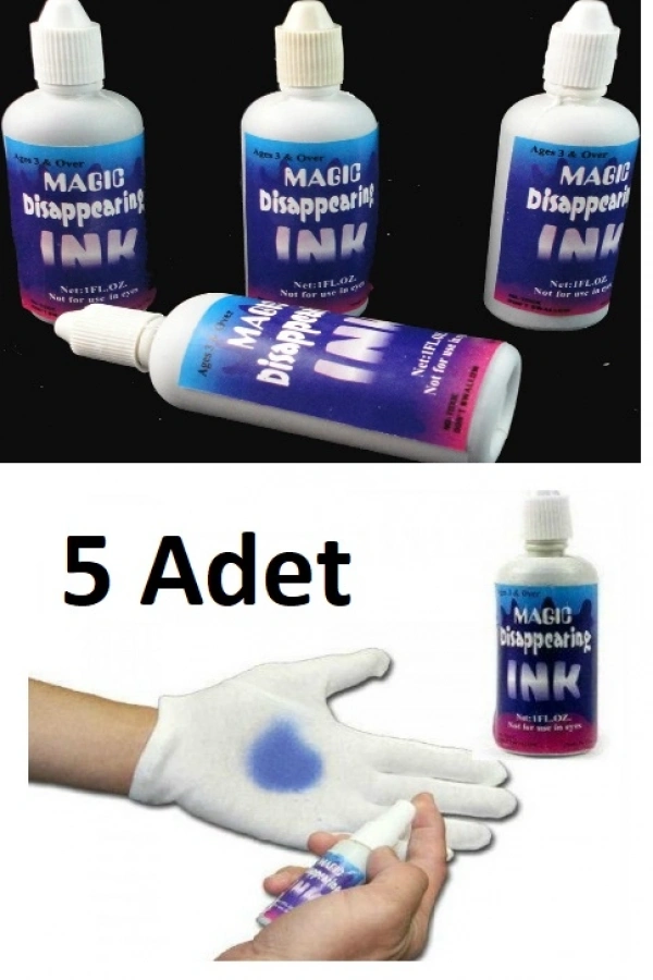 5 Adet Sihirli Şaka Mürekkebi
