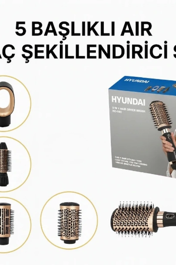 5 Başlıklı Air Saç Şekillendirici Set