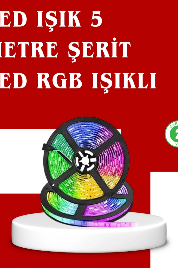5 Metre Kumandalı RGB Şerit LED Aydınlatma
