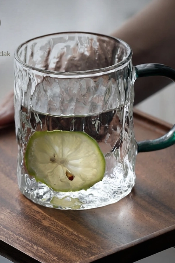 5 Parça Bardaklı Sürahi Seti - Cam - 1800 ml Sürahi - 4 Bardak