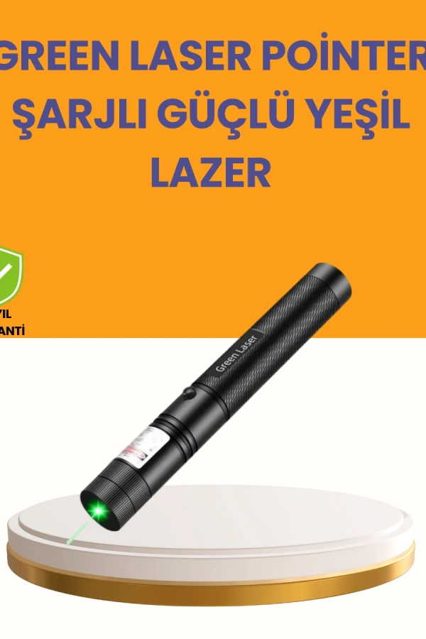 5000mW Yeşil Lazer Pointer Profesyonel Uzun Menzilli