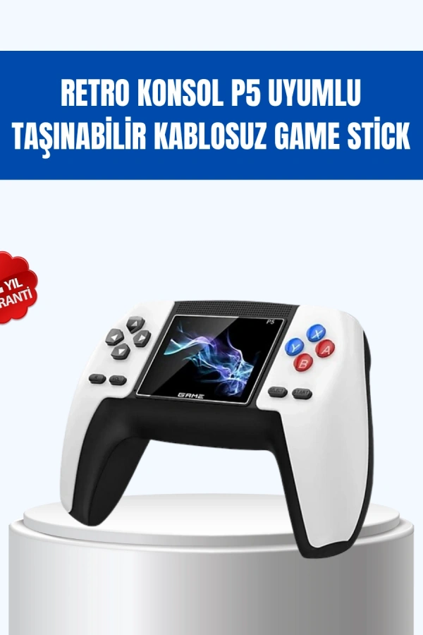 520 Oyunlu Taşınabilir Retro Oyun Konsolu | P5 GamePad
