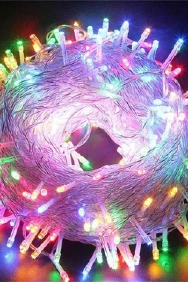 5m 30 Led RGB 2 Kademeli Şeffaf Kablo