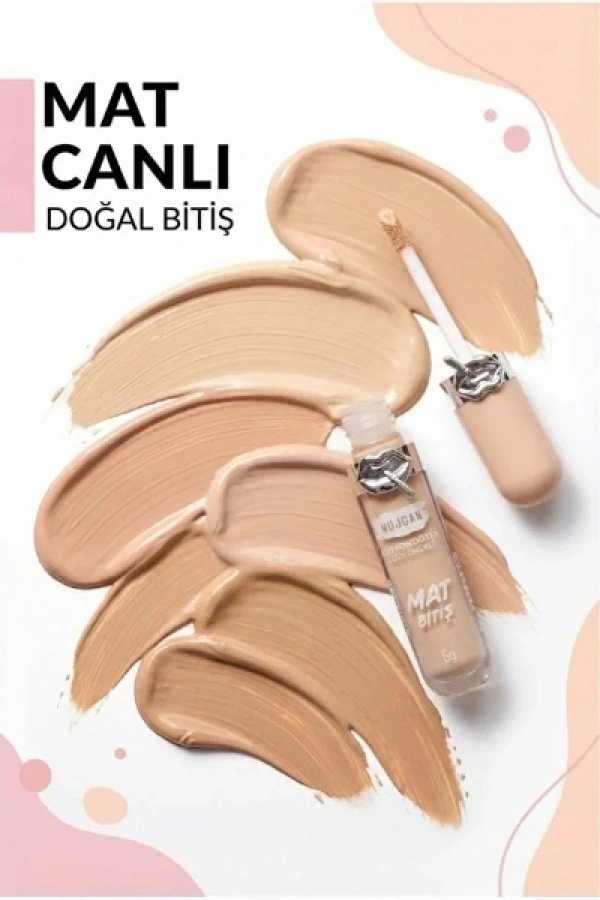 6lı Mat Bitişli Fondöten Seti