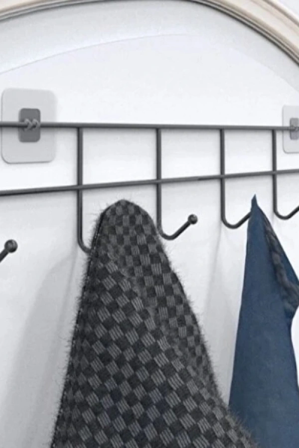 6lı Yapışkanlı Kapı Arkası Askı