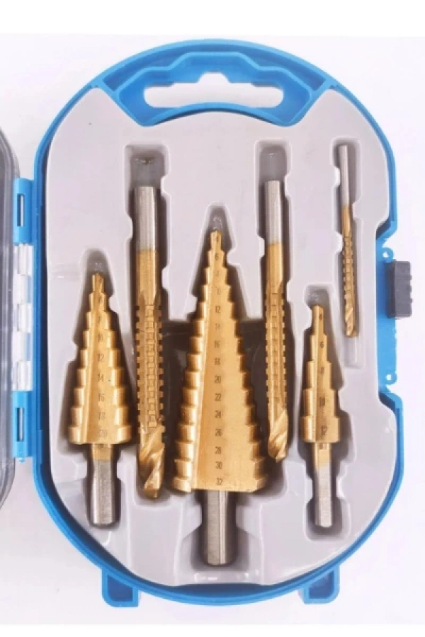 6 Parça Kademeli Matkap Ucu Seti