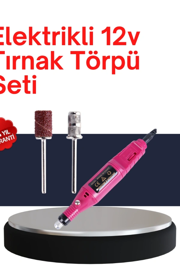 6 Uçlu Elektrikli Manikür Pedikür Seti
