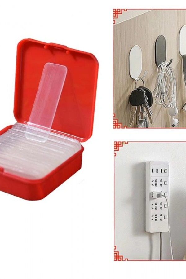 60 Parça Çift Taraflı Tekrar Kullanılabilir Yapışkan Bantlar