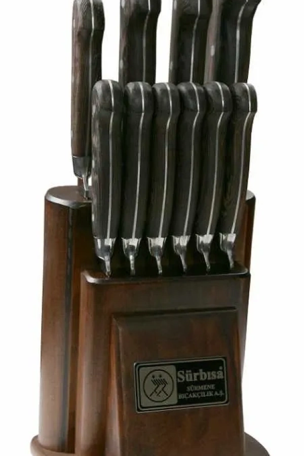 61500YM - Sürmene Yöresel Mutfak Bıçağı Seti - 10 lu Set