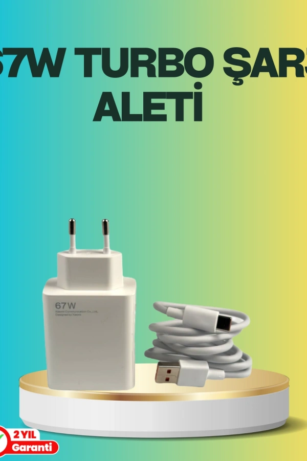 67 Watt Type C Turbo Şarj Seti