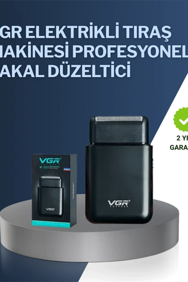 5 W Güçlü USB Şarjlı Sakal Şekillendirici – İki Başlıklı, Su Geçirmez Tasarım