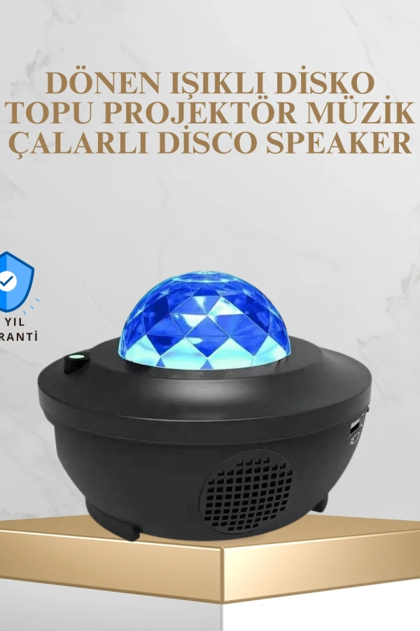 Bluetooth & USB Müzik Çalar Gece Lambası – 50 m² Kapsama, Uzaktan Kumanda