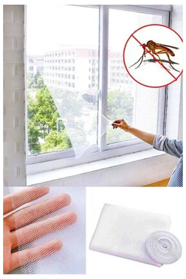 TEK KANAT PENCERE TÜL SİNEKLİK 125X75CM  ±5CM