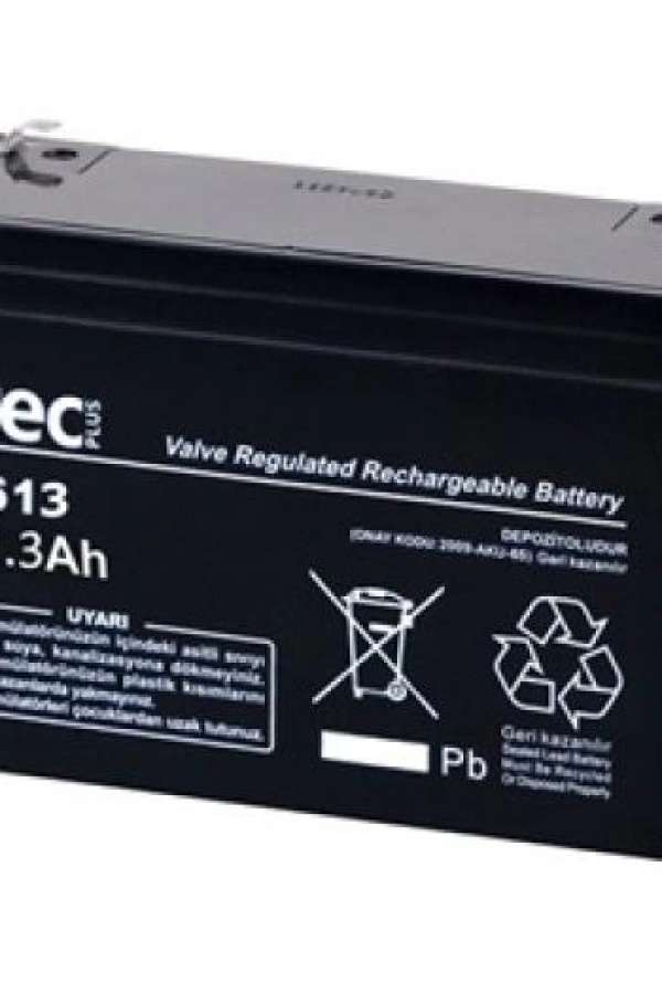 6V 1.3 AH Kuru Bakımsız Akü