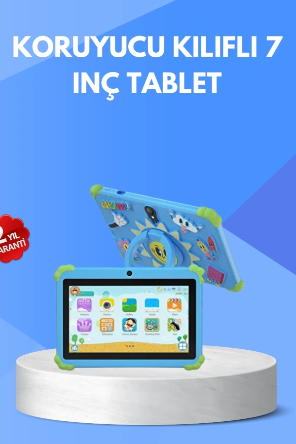 7 İnç Android Tablet WiFi Bluetooth ve Çift Kamera Destekli