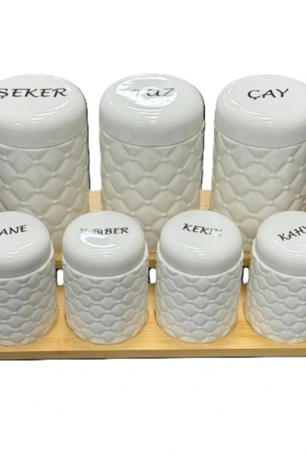 7li Standlı Baharat Seti