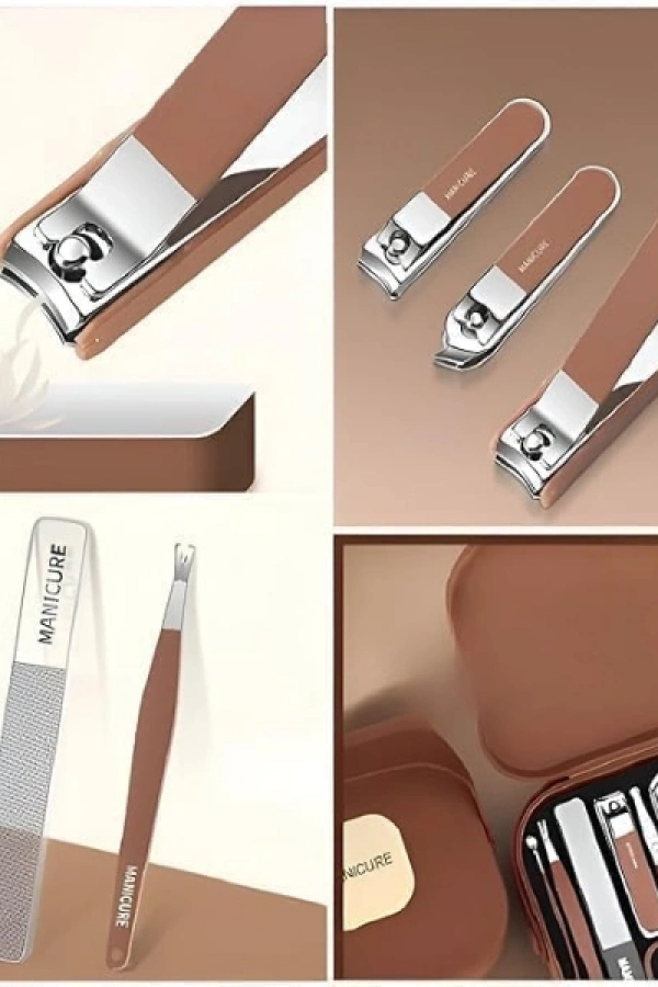 8 Parça Çantalı Manikür Seti