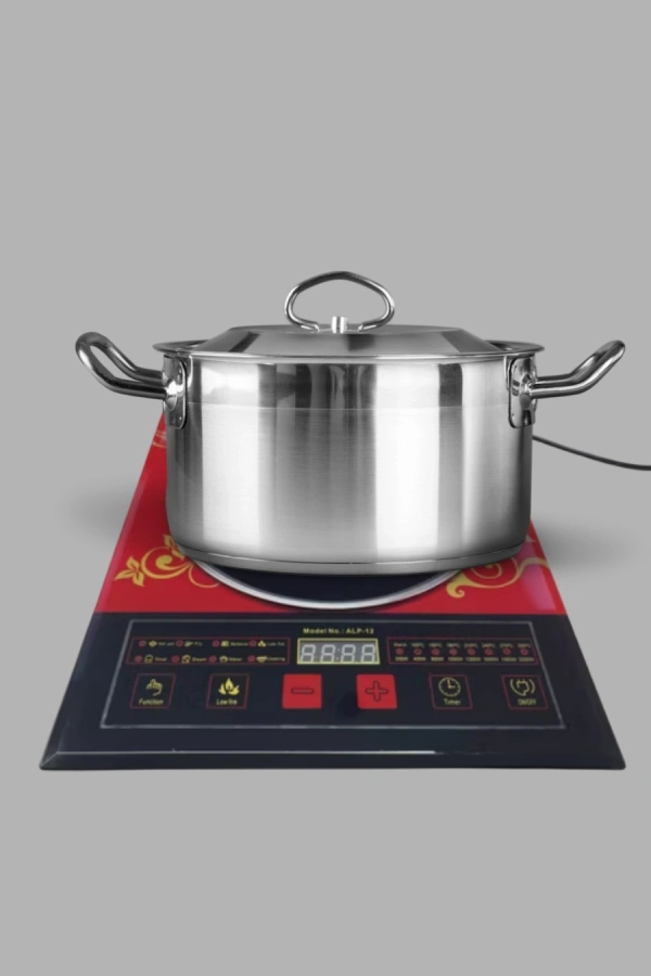 8 Programlı LED Ekranlı İndüksiyon Ocak 80–270°C Sıcaklık Ayarı