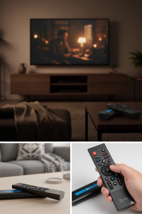 8K Android TV Stick Bas Konuş Destekli Güçlü Performans