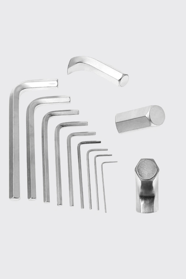 9 Parça Alyan Anahtar Seti Isıl İşlem Görmüş Dayanıklı Çelik