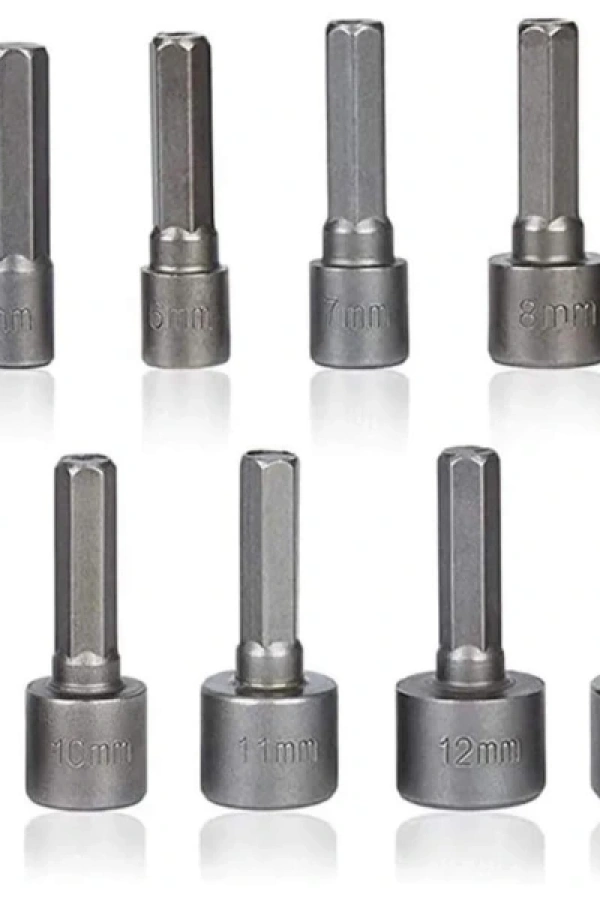 9 Parça Manyetik Somun Adaptörü