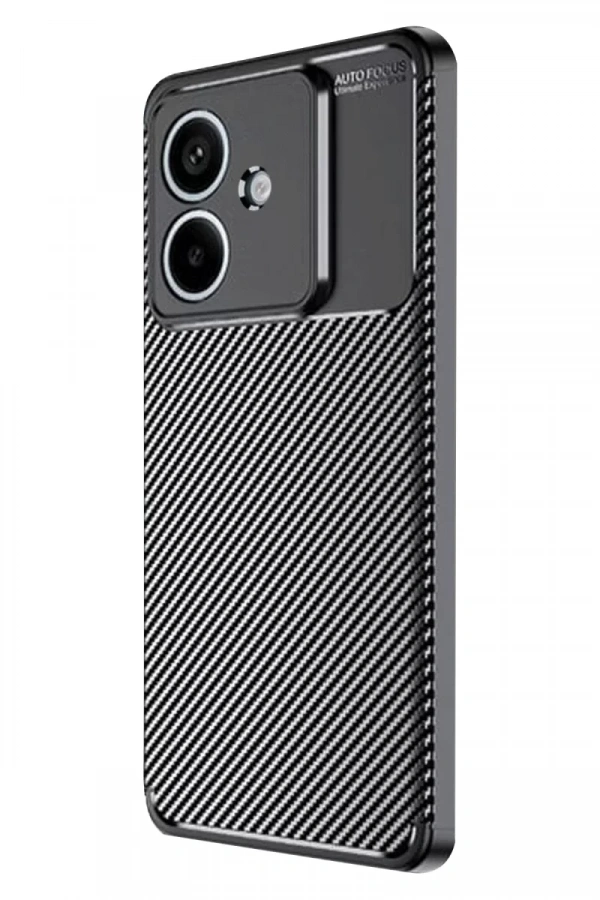 A3 Kılıf Auto Focus Karbon Kapak - Siyah