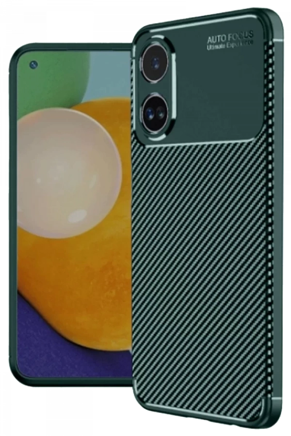 A38 Kılıf Auto Focus Karbon Kapak - Koyu Yeşil