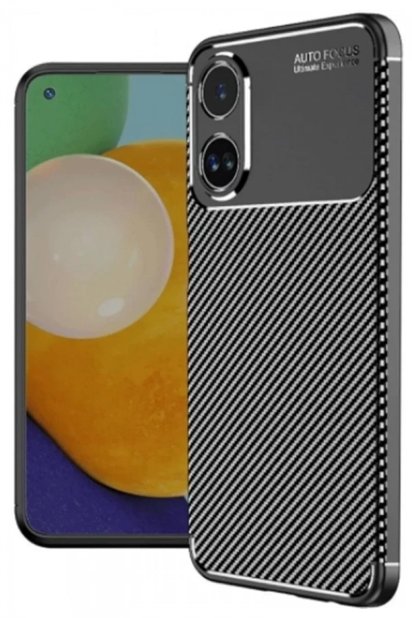 A38 Kılıf Auto Focus Karbon Kapak - Siyah