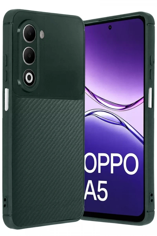 A5 4G Auto Focus Karbon Kapak - Koyu Yeşil