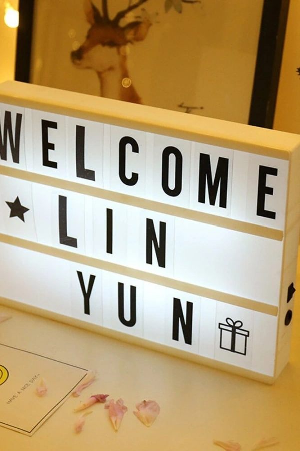 A5 Led Işıklı Yazı Panosu Lightbox