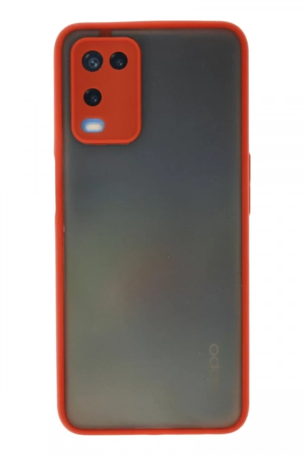 A54 4G Kılıf Montreal Silikon Kapak - Kırmızı
