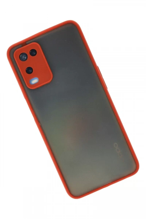 A54 4G Kılıf Montreal Silikon Kapak - Kırmızı