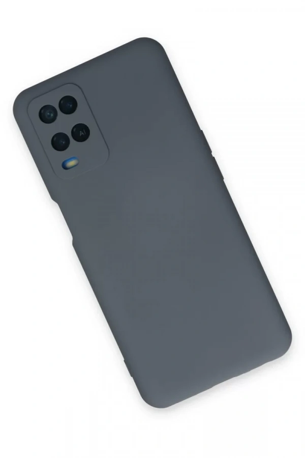 A54 4G Kılıf Nano içi Kadife Silikon - Gri