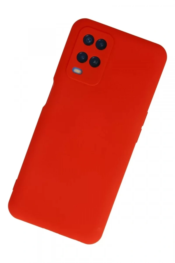A54 4G Kılıf Nano içi Kadife Silikon - Kırmızı