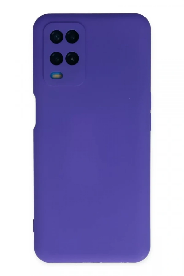 A54 4G Kılıf Nano içi Kadife Silikon - Mor