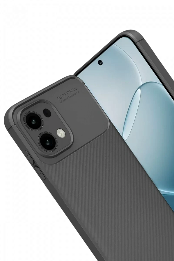 A6 Pro 4G Auto Focus Karbon Kapak - Gri