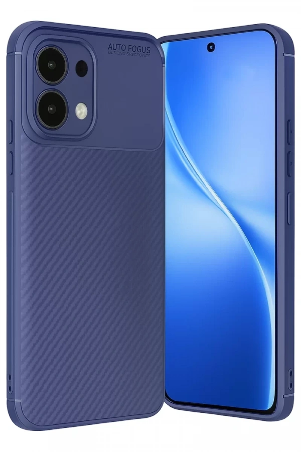 A6 Pro 4G Auto Focus Karbon Kapak - Lacivert